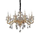 Подвесная люстра Ideal Lux 087764 NEGRESCO SP8 ORO
