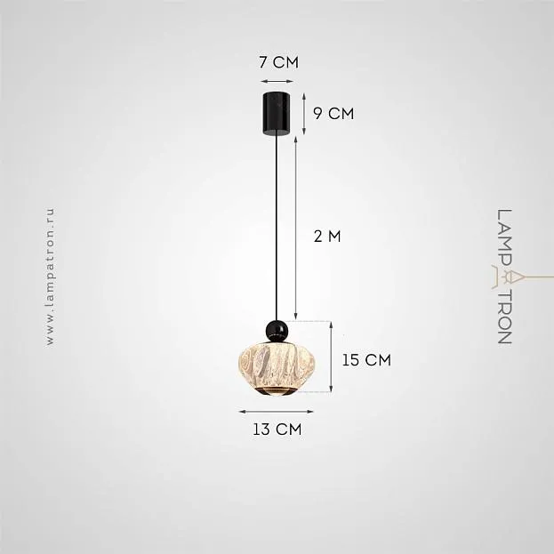 Подвесной светильник GRAMMA Цвет жемчужно-черный. С лифтом Lampatron gramma-black-lift-tric 8996-25511 Подвесной светильник GRAMMA Цвет жемчужно-черный. С лифтом Lampatron gramma-black-lift-tric 8996-25511