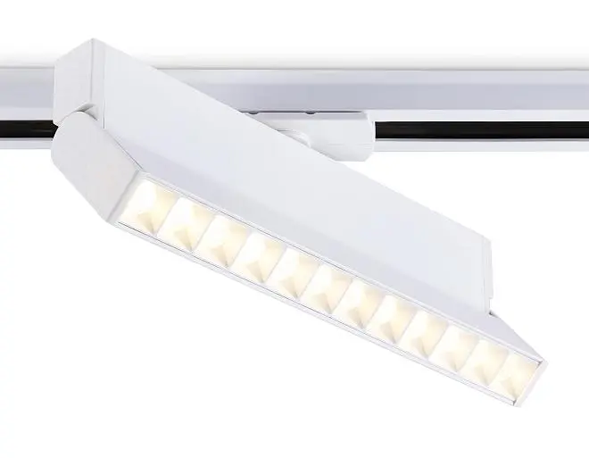 Трековый однофазный светодиодный светильник Ambrella light GL6815 WH Трековый однофазный светодиодный светильник Ambrella light GL6815 WH