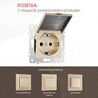Розетка Arte Milano 203.41-1.shampan am