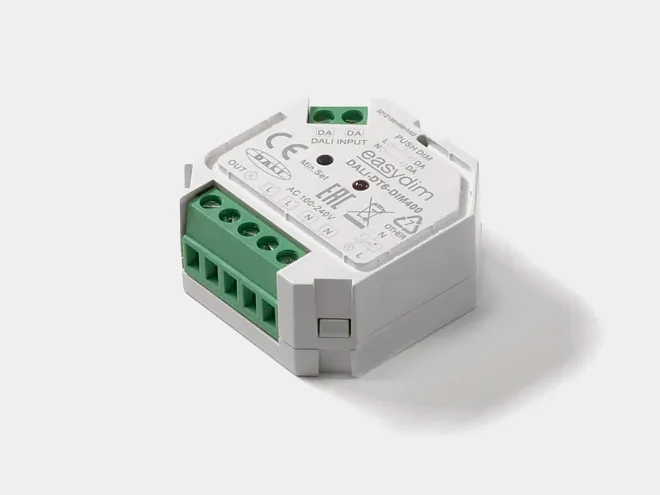 Декодер фазовый диммер 220В с функцией Push-dim, DALI-DT6-DIM400 SWG DALI-DT6-DIM400