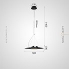 Подвесной светильник VILLEM Размер L. Цвет черный Lampatron villem-black-l-neut 9031-25698