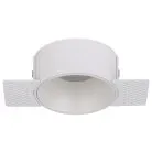 Светильник встраиваемый, под лампу GU10, D75xH38мм, белый Donel DN15001R1W DN15