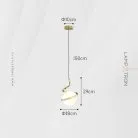 Подвесной светильник SPINNER Цвет Золото Lampatron 8158-22327