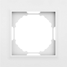 Рамка 1-я, Wave матовый белый, Donel DEW21133 A07