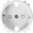 Накладка для розетки Schuko с заземлением, со шторками 16A 250 В~, матовый белый, Donel DO22033 D16