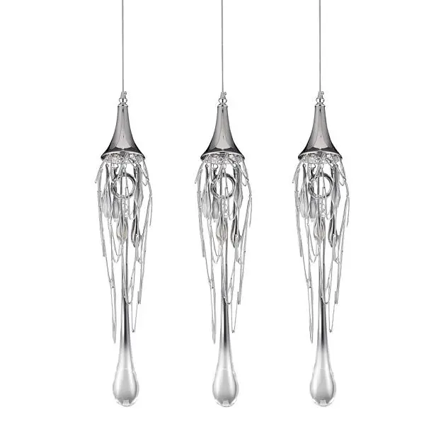 Подвесной светильник Delight Collection P68009L-3 chrome Goddess Tears