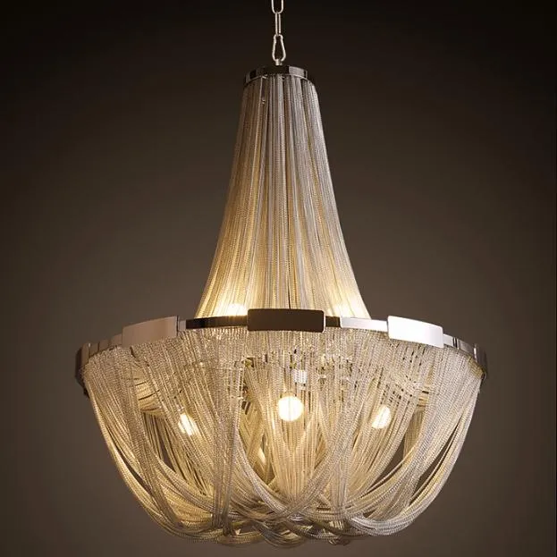 Подвесная люстра Soscik Golden Chain Chandelier ImperiumLoft 75716-22 40.277