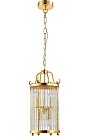 Подвесной светильник Crystal Lux TADEO SP4 D200 GOLD/TRANSPARENTE