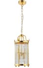 Подвесной светильник Crystal Lux TADEO SP4 D200 GOLD/TRANSPARENTE