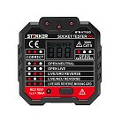 Тестер розеток и УЗО, питание от сети 230V, черный Stekker 49997 MTM HT106D
