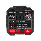Тестер розеток и УЗО, питание от сети 230V, черный Stekker 49997 MTM HT106D