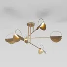 Потолочный светильник Eurosvet 70148/6 золото Grazia a062038