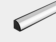 Алюминиевый профиль накладной угловой 2м SWG SF-1616-BL SF
