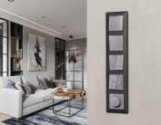 Комплект механизма 2-клавишного перекрестного выключателя 10A-250V ALFA Сталь матовый Volt MA503030 QUANT