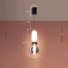 Подвесной светильник RID B Цвет Жемчужно-черный Lampatron rid-b-black 8267-22519