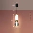 Подвесной светильник RID B Цвет Жемчужно-черный Lampatron rid-b-black 8267-22519