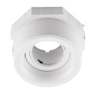 Рамка (светильник) CLICK-CLACK скрытого монтажа лампочек и LED модулей MR16 в натяжной потолок БЕЛЫЙ Lightstar 112000 ANELLO