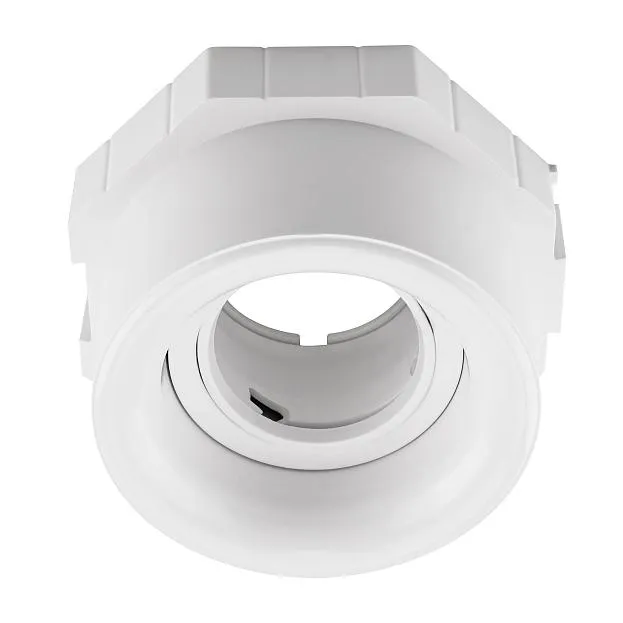 Рамка (светильник) CLICK-CLACK скрытого монтажа лампочек и LED модулей MR16 в натяжной потолок БЕЛЫЙ Lightstar 112000 ANELLO