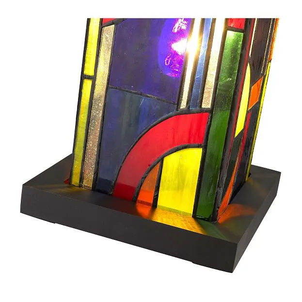 светильник настольный, E14, 2x25W Velante 810-804-02 Стиль Tiffany