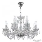 Люстра хрустальная Bohemia Ivele Crystal  119/8+4/200 Ni
