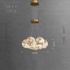 Люстра LILLIS BALL MARBLE 7 плафонов. Размер S Lampatron lillis-ball-marble-7-s 9059-25791