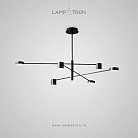 Люстра MOTVIKT 6 плафонов. Размер L. Трехцветный свет Lampatron 1239-22329