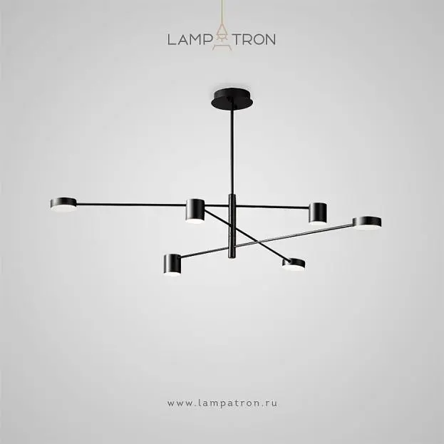Люстра MOTVIKT 6 плафонов. Размер L. Трехцветный свет Lampatron 1239-22329 Люстра MOTVIKT 6 плафонов. Размер L. Трехцветный свет Lampatron 1239-22329