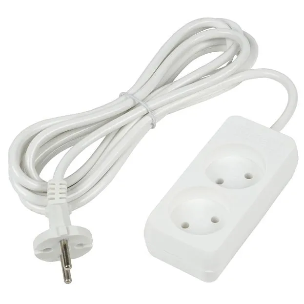 Розеточные блоки, удлинители Uniel S-CU2-3 WHITE Ultra