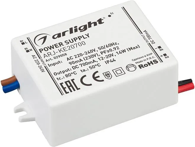 Блок питания для светодиодной ленты Arlight 029058 ARJ-MINI Блок питания для светодиодной ленты Arlight 029058 ARJ-MINI