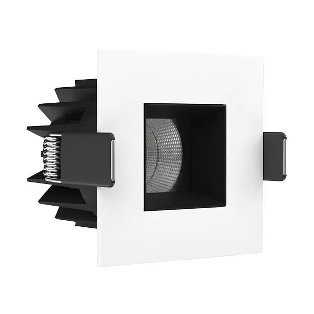 Встраиваемый светильник Ledron FAST TOP SQ MINI Wh-Black Встраиваемый светильник Ledron FAST TOP SQ MINI Wh-Black
