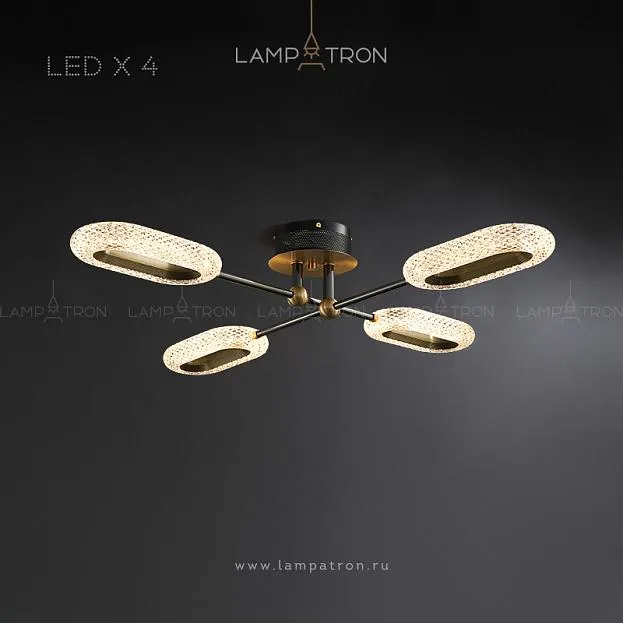 Потолочная люстра ALULA 4 лампы Lampatron alula-4 5420-13922 Потолочная люстра ALULA 4 лампы Lampatron alula-4 5420-13922
