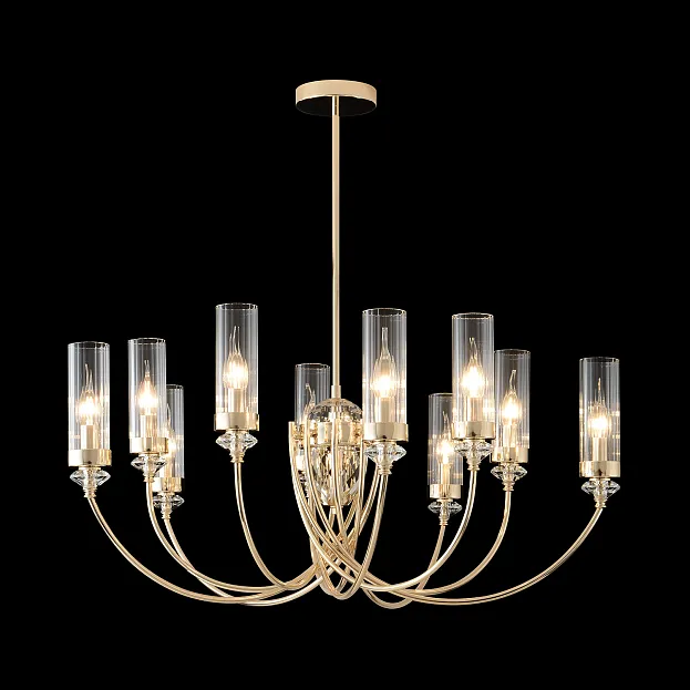 Люстра Crystal Lux SECRET SP10 GOLD Люстра Crystal Lux SECRET SP10 GOLD