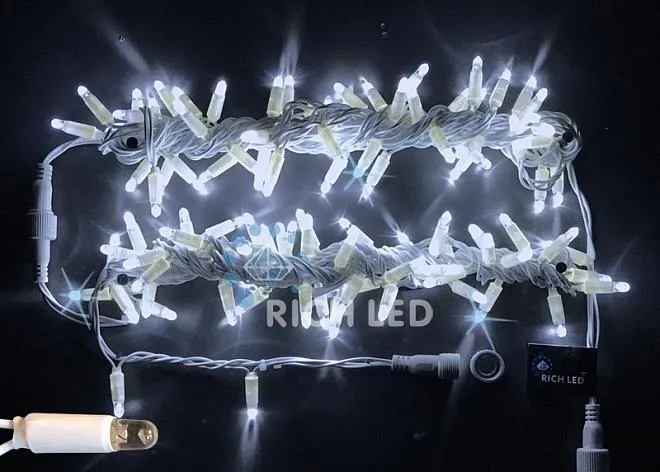 Гирлянда Rich LED RL-S10CF-220V-CW/W