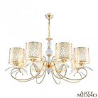 Люстра подвесная с плафонами 309787/8 Wh/Gd Arte Milano Florentia