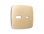 Лицевая панель OMEGA (Шампань) для розетки 2USB Ambrella Volt OP6110 QUANT