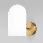 Настенный светильник со стеклянным плафоном Eurosvet 60157/1 латунь Bambola a065042