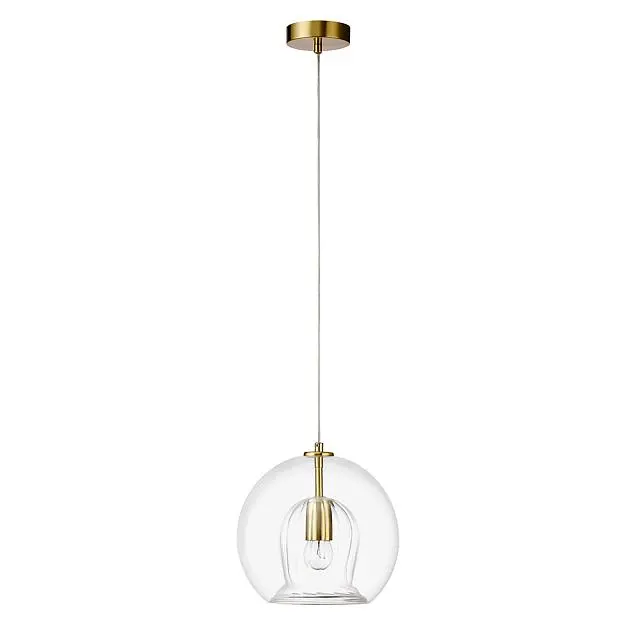 Подвесной светильник Crystal Lux LUISA SP1 BRASS/TRANSPARENT Подвесной светильник Crystal Lux LUISA SP1 BRASS/TRANSPARENT