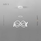 Кольцевые люстры и светильники FORLI BW Размер S. Цвет Белый. Белый свет Lampatron forli-bw-s-white-w 7654-21397