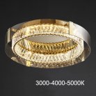 Потолочная Люстра Persey D80 Amber Трех By Imperiumloft 223746-23