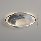 Потолочный светильник CRATER Размер M. Цвет Черный. Трехцветный свет Lampatron 7374-20328