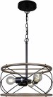 Подвесной светильник ILLUMICO IL1008-3P-05 BK WOOD