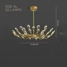 Люстра GLORIOLE UP Тип А. Размер XL. 32 LED Lampatron gloriole-up-a-xl 9129-26008