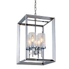 Подвесной светильник Rectangle Chrome Pendant Lamp 4 ImperiumLoft 85347-22 40.2159