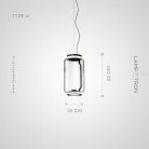 Подвесной светильник QUENTIN Тип A. Размер S Lampatron quentin-a-s 8357-22837