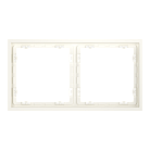 Рамка пластиковая на 2 пост, (хлопок) Voltum VLS100213 S70