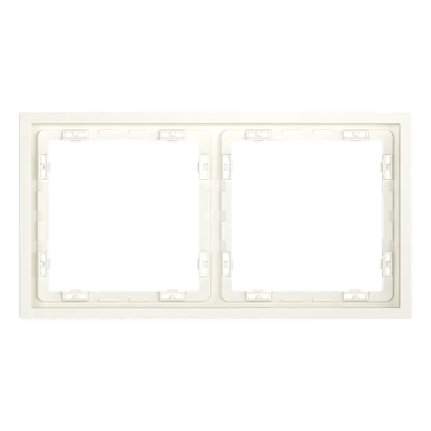 Рамка пластиковая на 2 пост, (хлопок) Voltum VLS100213 S70