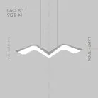 Готовая комбинация светильников LIESL 1 лампа. Размер M. Белый свет Lampatron 6151-16544