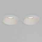 Встраиваемый светильник Technical Maytoni DL124-GU10-02-TRS-W Gyps Modern