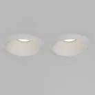 Встраиваемый светильник Technical Maytoni DL124-GU10-02-TRS-W Gyps Modern